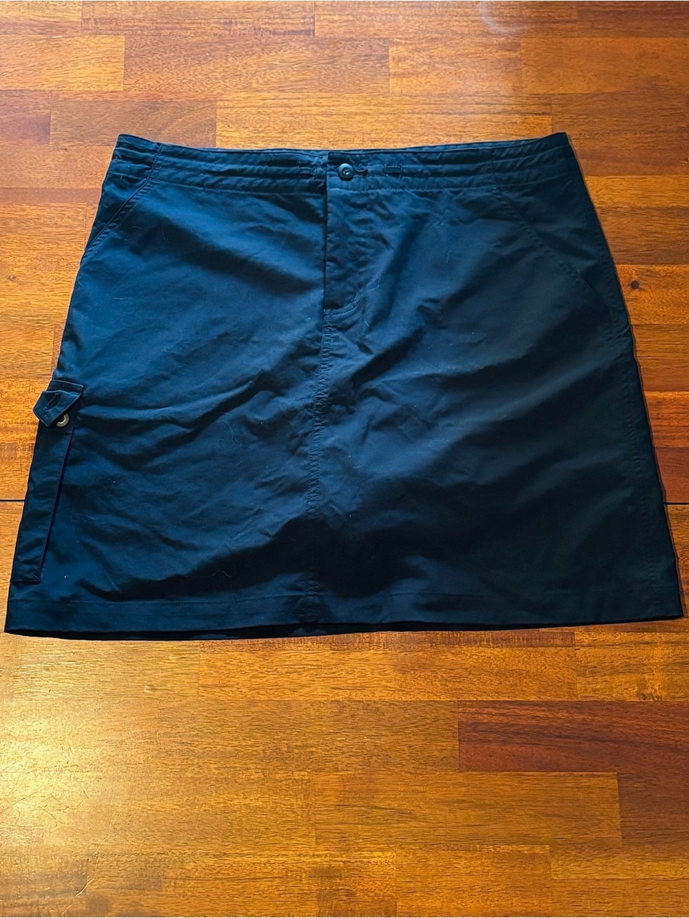 Patagonia Black Mini Utility Skirt with embedded shorts “Skorts” -Sz 10
